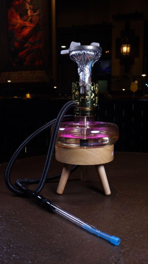 Mystic hookah with a glowing base